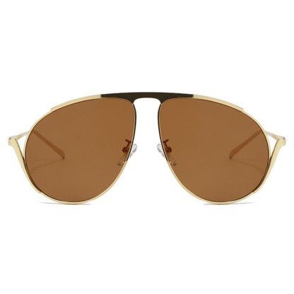 Spykay™ SG60914 Hipster Metal Temples Aviator Sunglasses