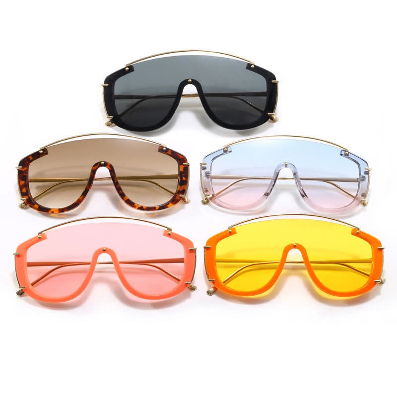 Spykay™ SG60885 One-piece Oversized Aviator Sunglasses - image 22