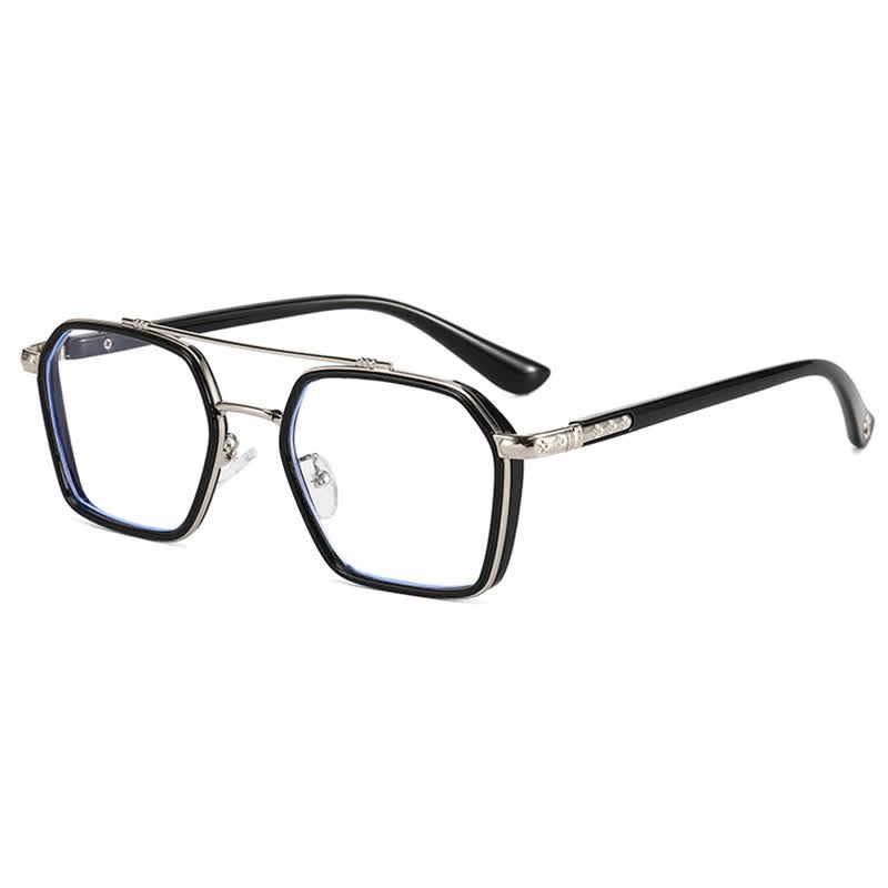 Spykay™ EG26920 Unsiex Square Frame Anti-blue Light Double Bridges Retro Glasses - image 10