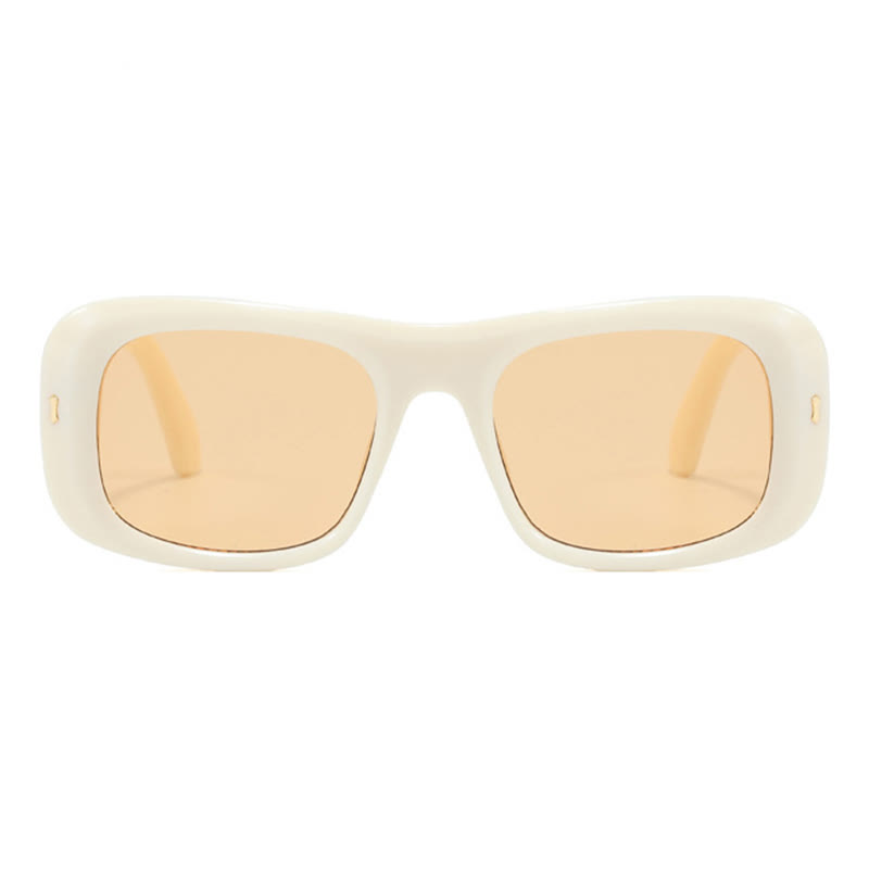 Spykay™ SG60905 Arrow Decor Square Frame Thick Sunglasses