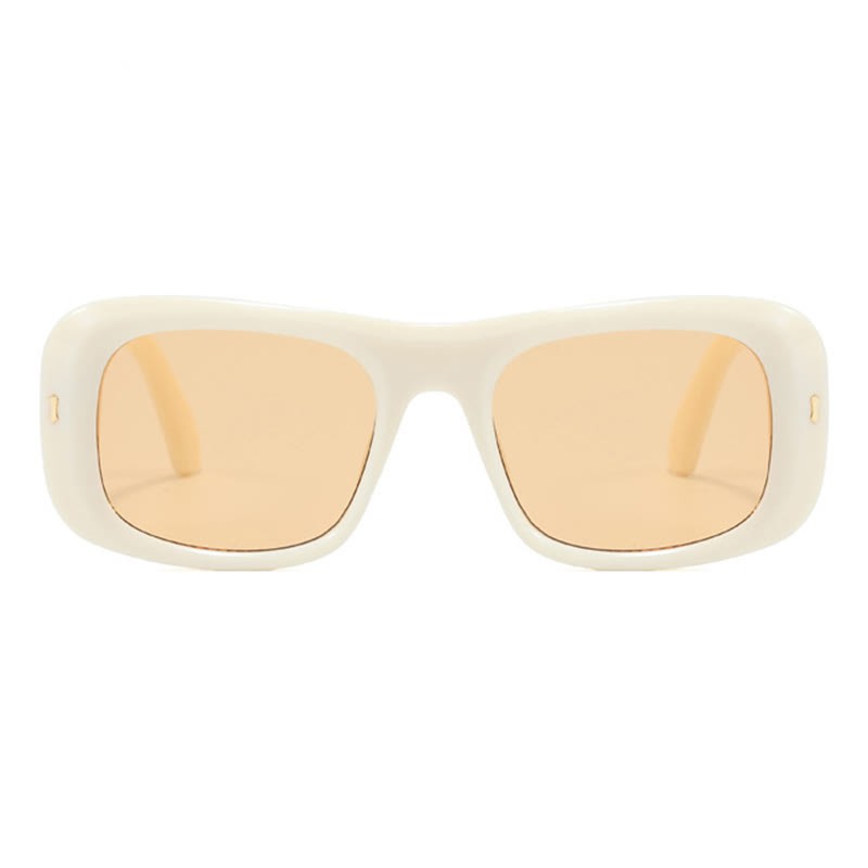 Spykay™ SG60905 Arrow Decor Square Frame Thick Sunglasses