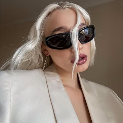 Spykay™ SG60712 Y2K Punk Oval Frame Sunglasses