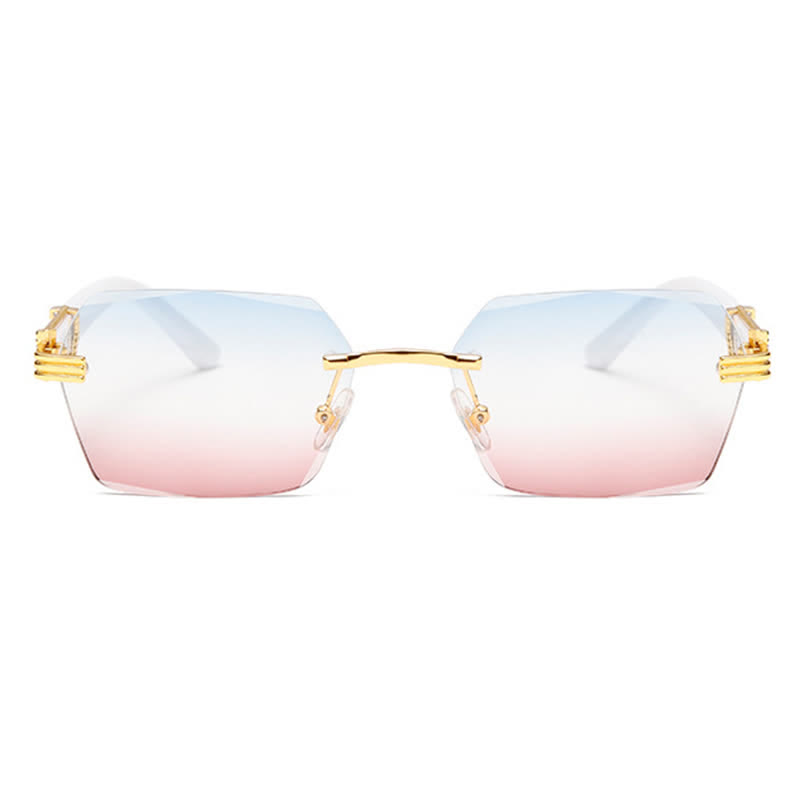 Spykay™ SG60746 Rimless Geometric Frame Tinted Sunglasses - image 16