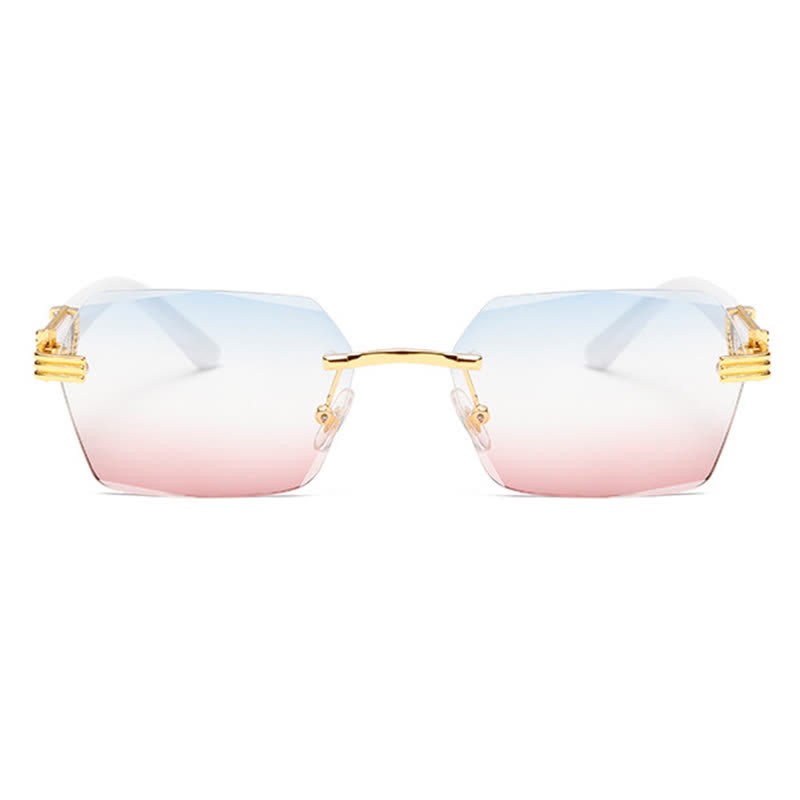 Spykay™ SG60746 Rimless Geometric Frame Tinted Sunglasses - image 16