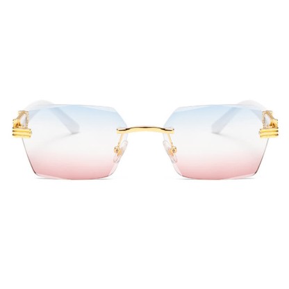 Spykay™ SG60746 Rimless Geometric Frame Tinted Sunglasses - image 16