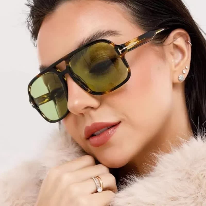 Spykay™ SG60710 Double Bridges Retro-Vintage Aviator Sunglasses - image 5