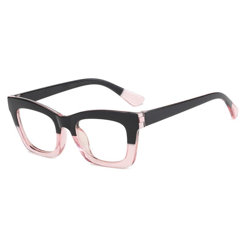 Spykay™ EG26879 Anti-blue Light Square Thick Frames Fashion Eyeglasses - Black/Purple - image 9