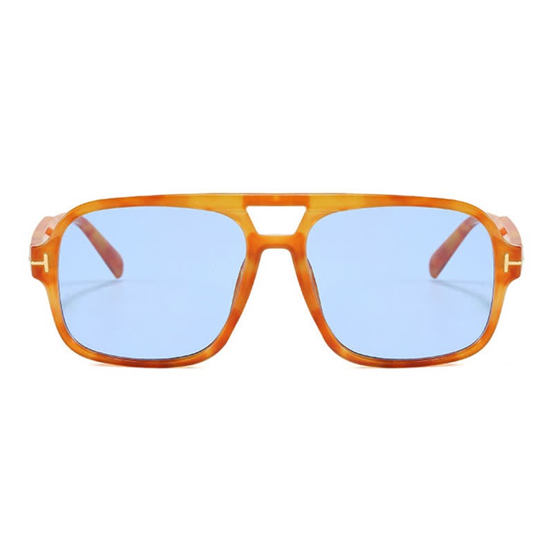 Spykay™ SG60710 Double Bridges Retro-Vintage Aviator Sunglasses - image 44