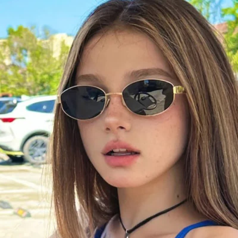 Spykay™ SG60768 Unisex Oval Frame Retro Sunglasses with Nylon Lense - image 13