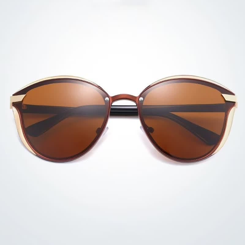 Spykay™ SG60950 Polarized Vintage Round Frame Mirror Lenses Trendy Sunglasses - image 15