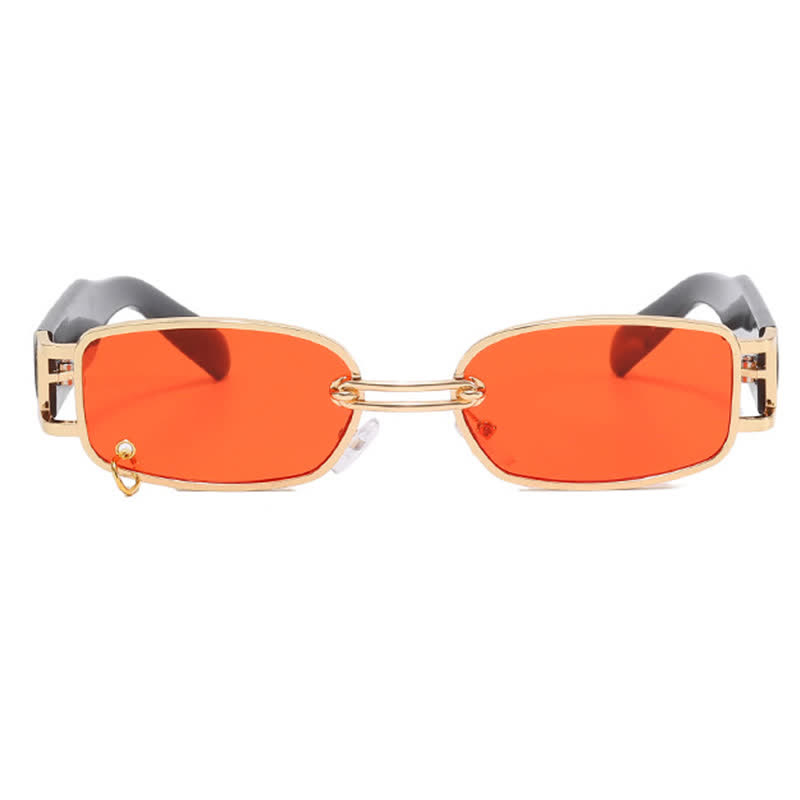 Spykay™ SG60752 Rectangle Metal Frame Vintage Sunglasses With a Ring Buckle
