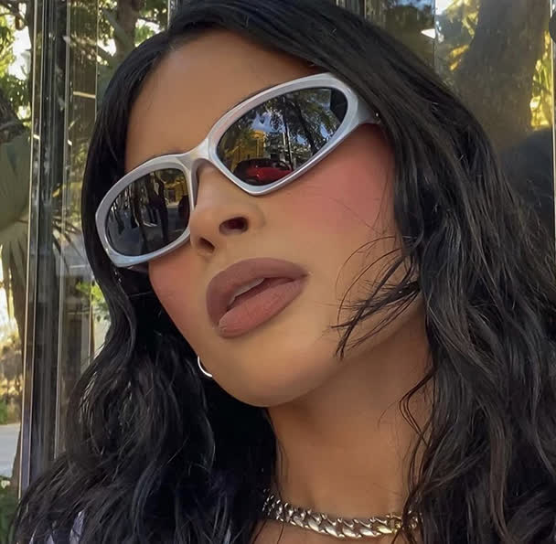 Spykay™ SG60712 Y2K Punk Oval Frame Sunglasses