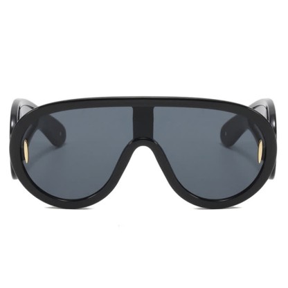 Spykay™ SG61002 Steampunk One-piece Frame Oversized Mirrored Sunglasses - image 7