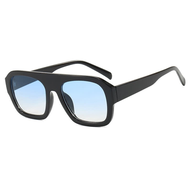 Spykay™ SG60920 Square Large Frame Trendy Sunglasses - Black/Blue - image 28