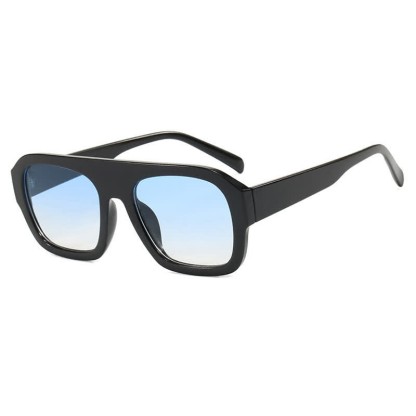 Spykay™ SG60920 Square Large Frame Trendy Sunglasses - Black/Blue - image 28