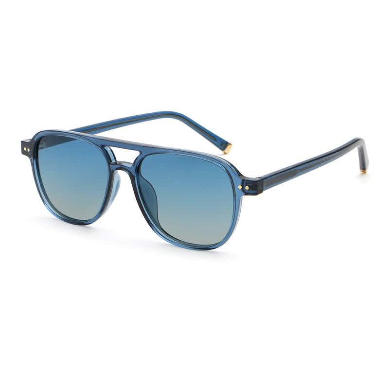 Spykay™ SG60736 Double Bridges Polarized Aviator Sunglasses - Blue - image 13