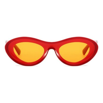 Spykay™ SG1011 Y2K Oval Frame Dopamine Color Sunglasses