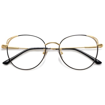 Spykay™ EG26840 Fashion Cat-Eye Metal Oval Frame Anti-blue Light Glasses - image 13