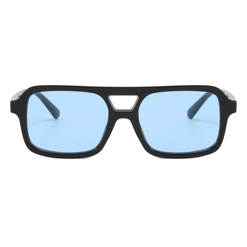 Spykay™ SG60851 Double Bridges Square Frame Retro Sunglasses