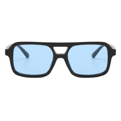 Spykay™ SG60851 Double Bridges Square Frame Retro Sunglasses