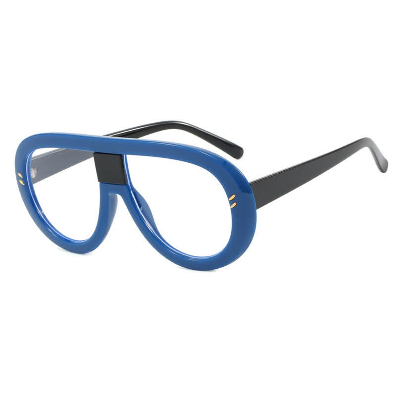 Spykay™ EG26907 Anti-blue Light Oversized Fashion Aviator Glasses - Blue - image 9