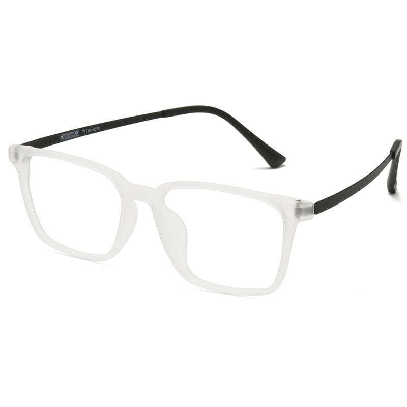 Spykay™ EG26843 Simple Lightweight Square Frame Anti-blue Light Glasses - White - image 10
