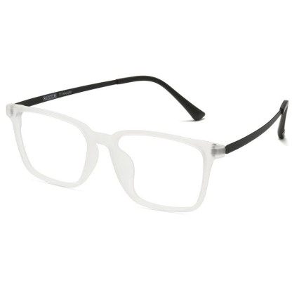 Spykay™ EG26843 Simple Lightweight Square Frame Anti-blue Light Glasses - White - image 10