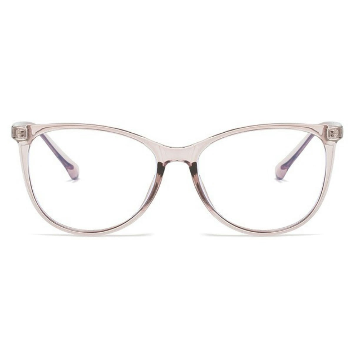 Spykay™ EG1012 Women's Round PC Frame Personality Fashion Clear Lens Glasses With Gradient Tint Clear Glasses Accessories - image 17