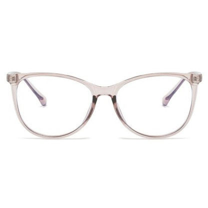 Spykay™ EG1012 Women's Round PC Frame Personality Fashion Clear Lens Glasses With Gradient Tint Clear Glasses Accessories - image 17