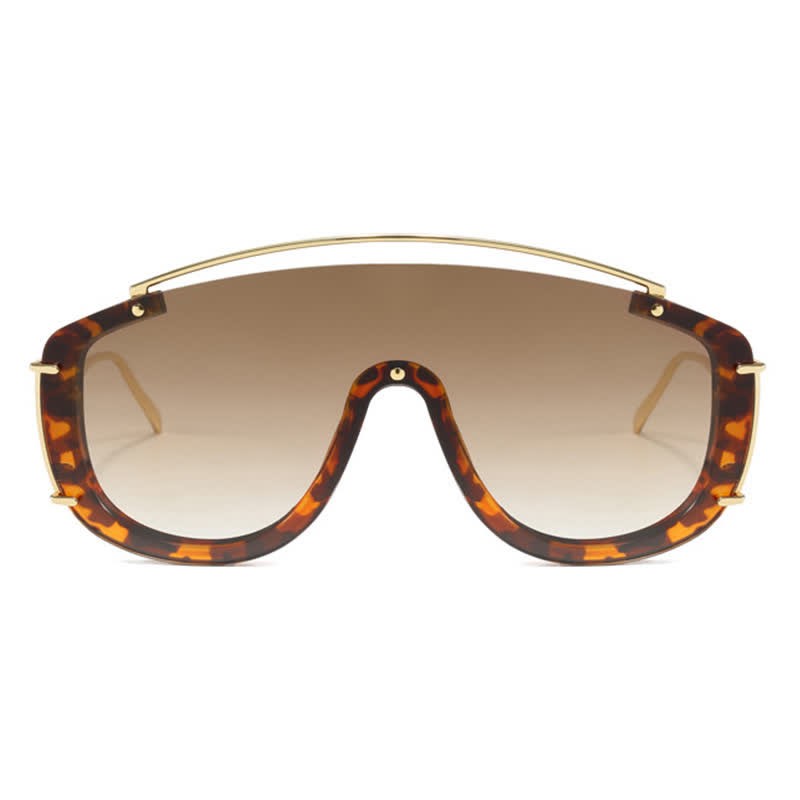 Spykay™ SG60885 One-piece Oversized Aviator Sunglasses - image 10