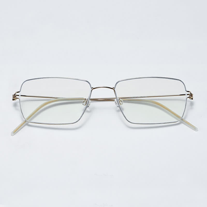 Spykay™ EG26905 Retro Simple Rectangle Frame Anti-blue Light Hipster Glasses - image 4
