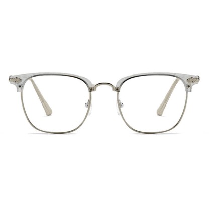Spykay™ EG26834 Semi-Rimless Unisex Retro Square Frame Anti-blue Light Browline Glasses - image 12