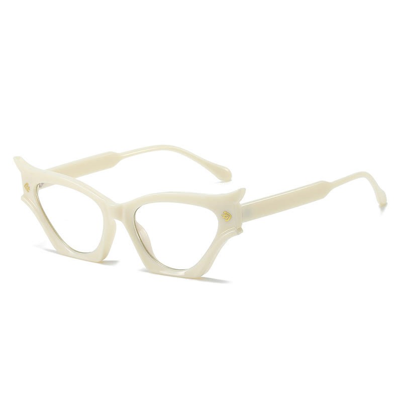 Spykay™ EG26908 Retro Cat-Eye Fashion Anti-blue Light Glasses - Beige - image 6