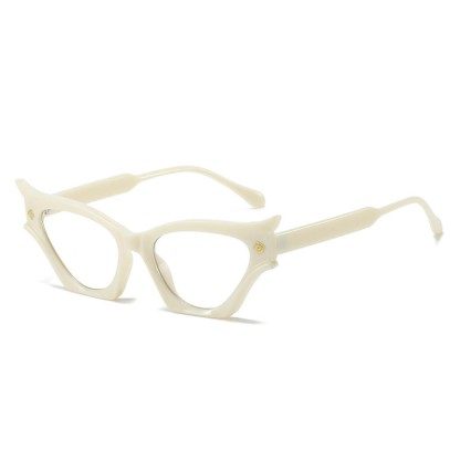Spykay™ EG26908 Retro Cat-Eye Fashion Anti-blue Light Glasses - Beige - image 6