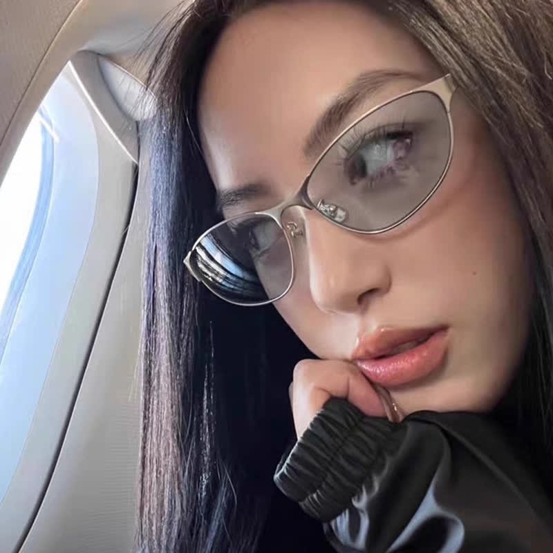 Spykay™ SG60788 Y2K Cat-Eye Cycling Sunglasses with Nylon Lenses