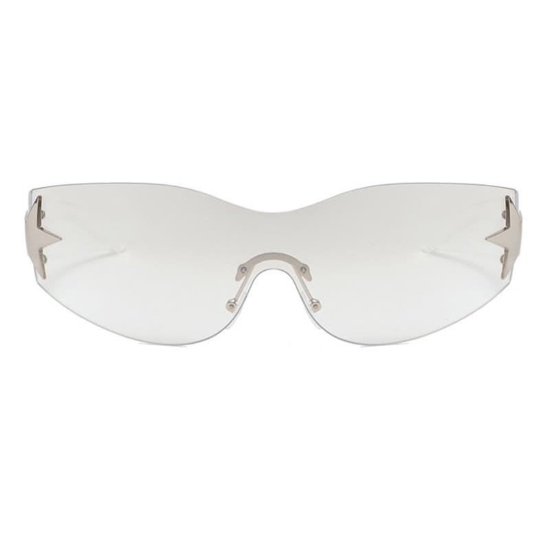 Spykay™ SG60726 Star One-piece Rimless Y2K Cyberpunk Aviator Sunglasses
