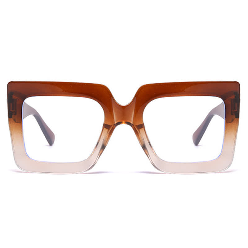 Spykay™ EG26913 Oversized Square Frame Fashion Anti-blue Light Thick Glasses - image 14
