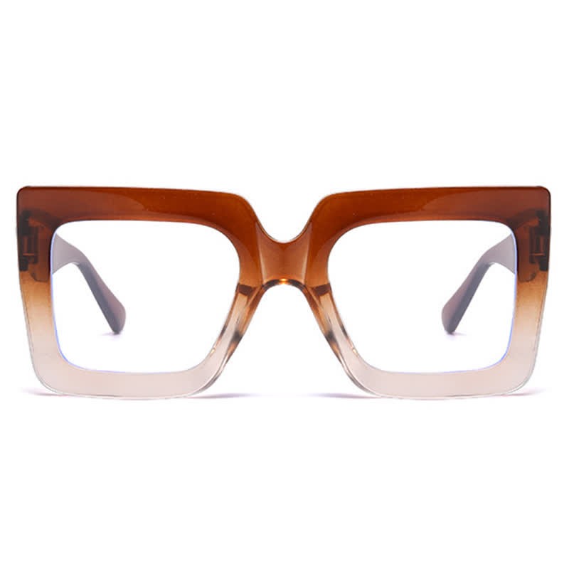 Spykay™ EG26913 Oversized Square Frame Fashion Anti-blue Light Thick Glasses - image 14