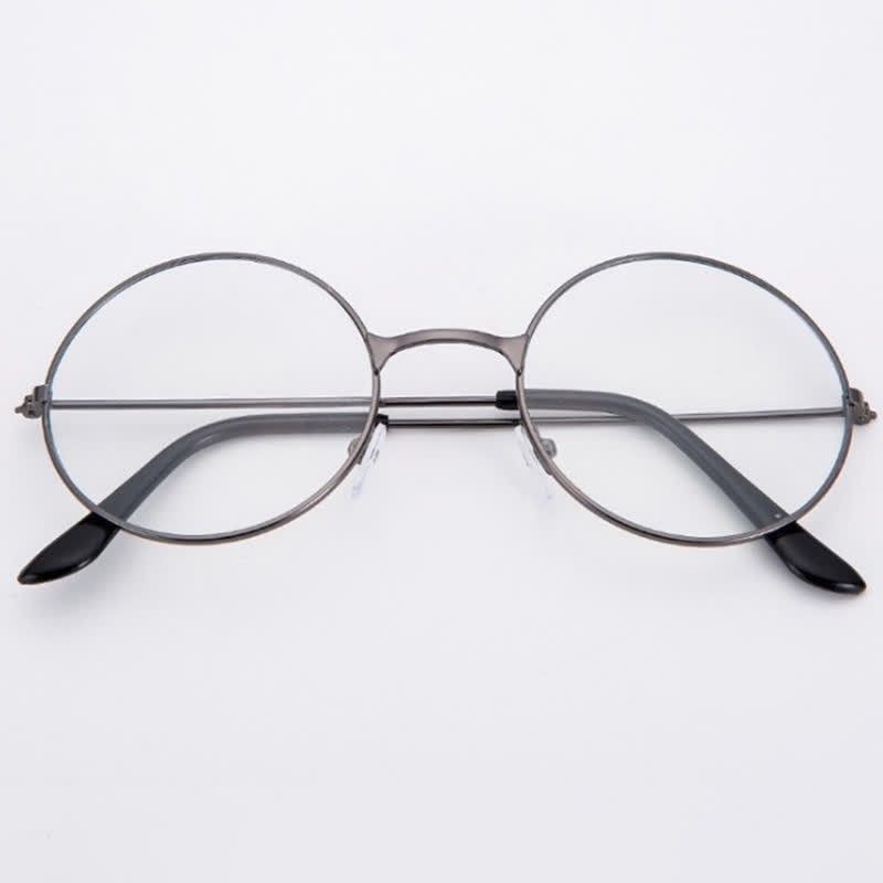 Spykay™ EG26874 Retro Round Frame Metal Anti-blue Light Glasses for Women Men - image 11