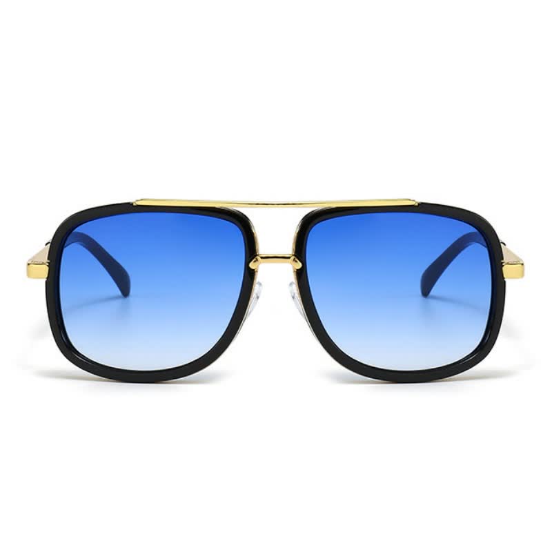 Spykay™ SG1013 Aviator Double Bridges Frame Brown Ombre Tinted Sunglasses - image 18