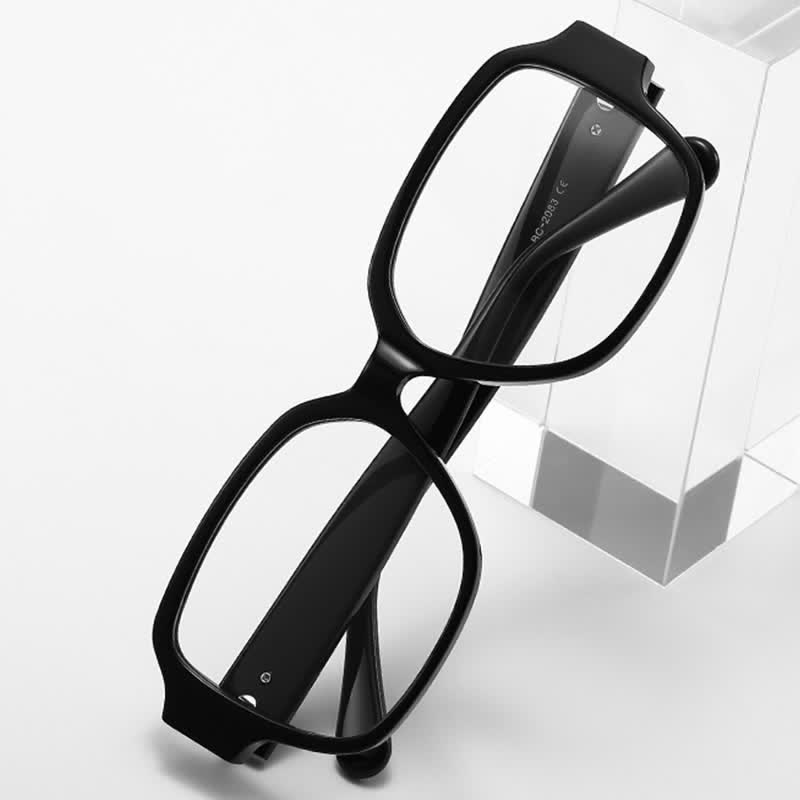 Spykay™ EG26858 Square Frame Heart Temples Anti-blue Light Simple Glasses with Nylon Lenses - image 7