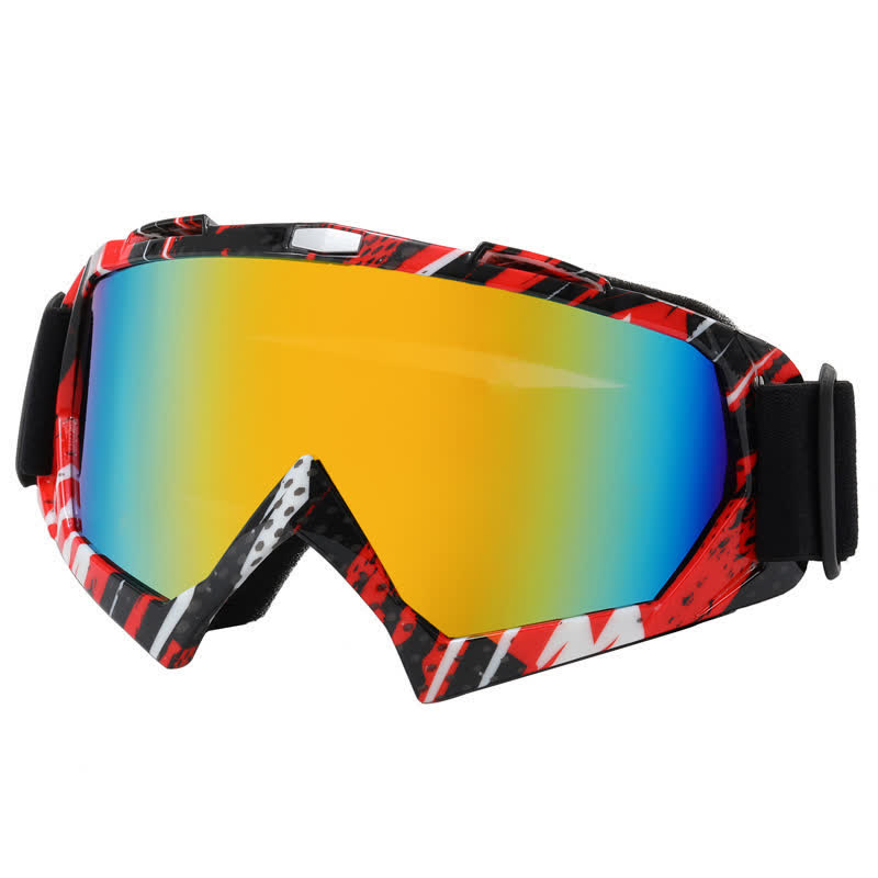 Spykay™ SG61023 Fit Over Glasses Unisex-Adult Anti Wind Ski Goggles for Outdoor Activities - Red/Orange - image 10