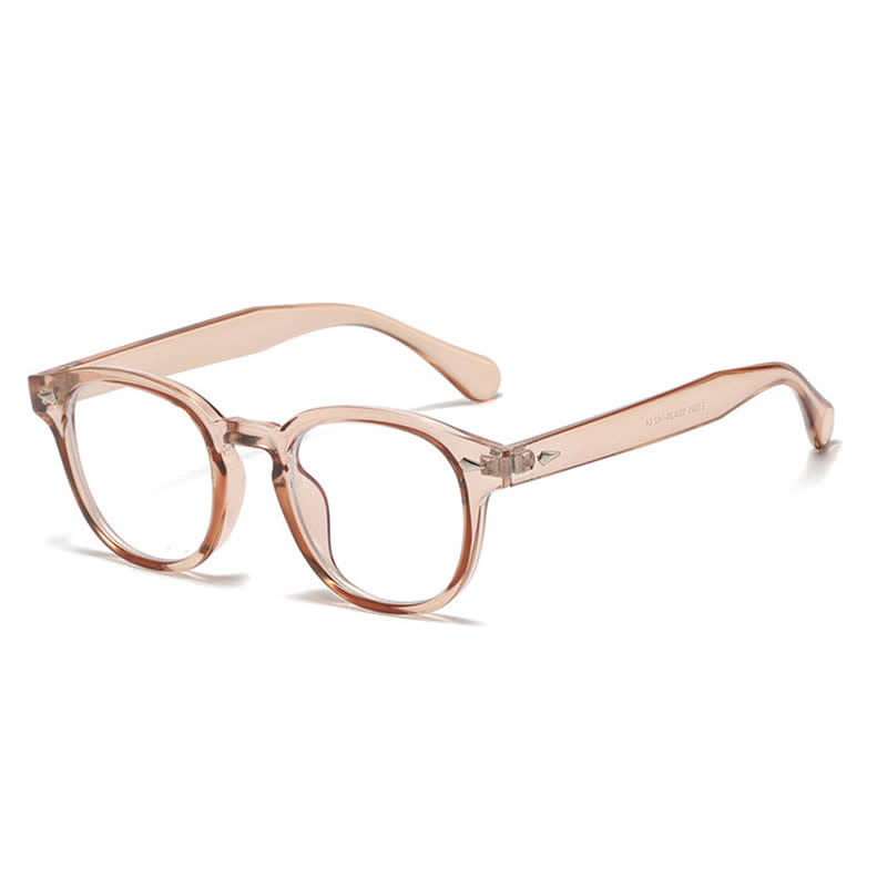 Spykay™ EG26875 Retro Round Frame Anti-blue Light Glasses - Brown - image 15
