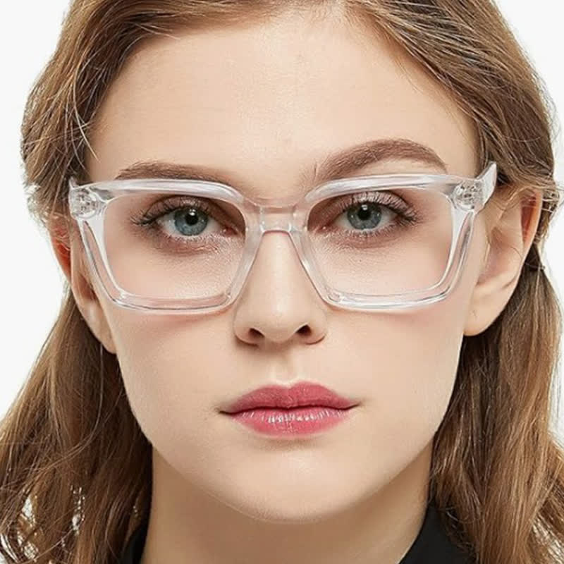 Spykay™ EG26877 Classic Simple Square Frame Concave Lenses Anti-blue Light Thick Glasses - image 24