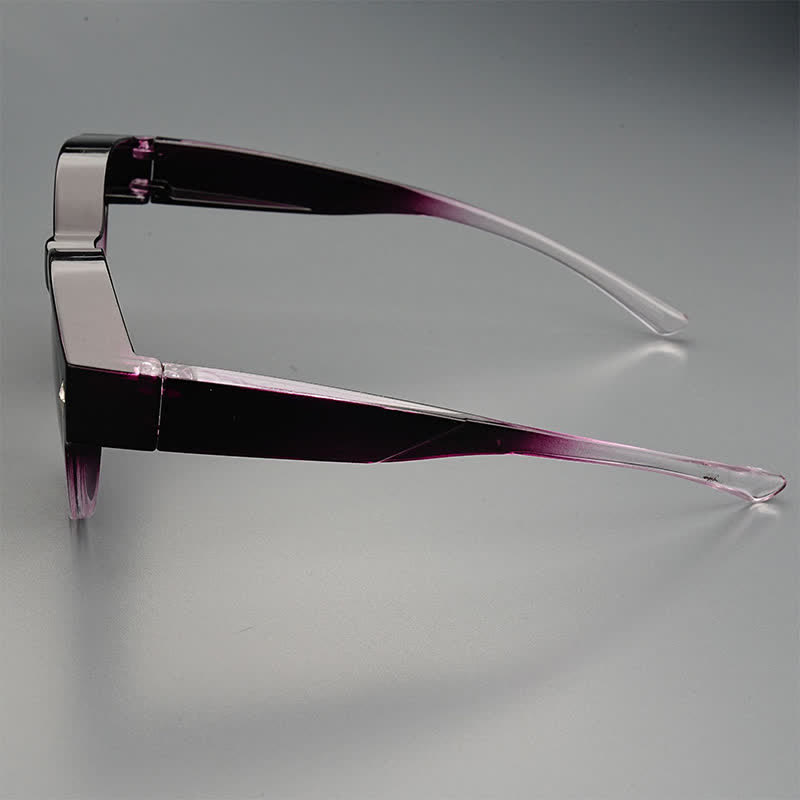 Spykay™ SG61035 Fit Over Glasses Cat-Eye Star Decor Polarized Sunglasses - image 12