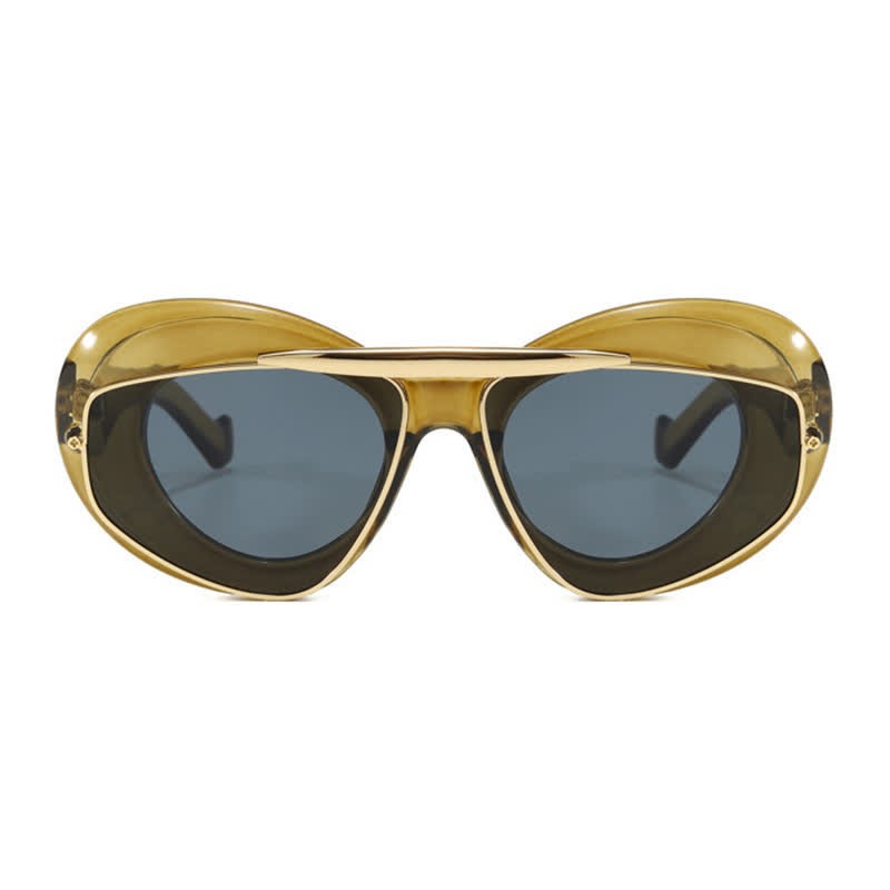 Spykay™ SG60876 Y2K Vintage Cat-Eye Trendy Aviator Sunglasses