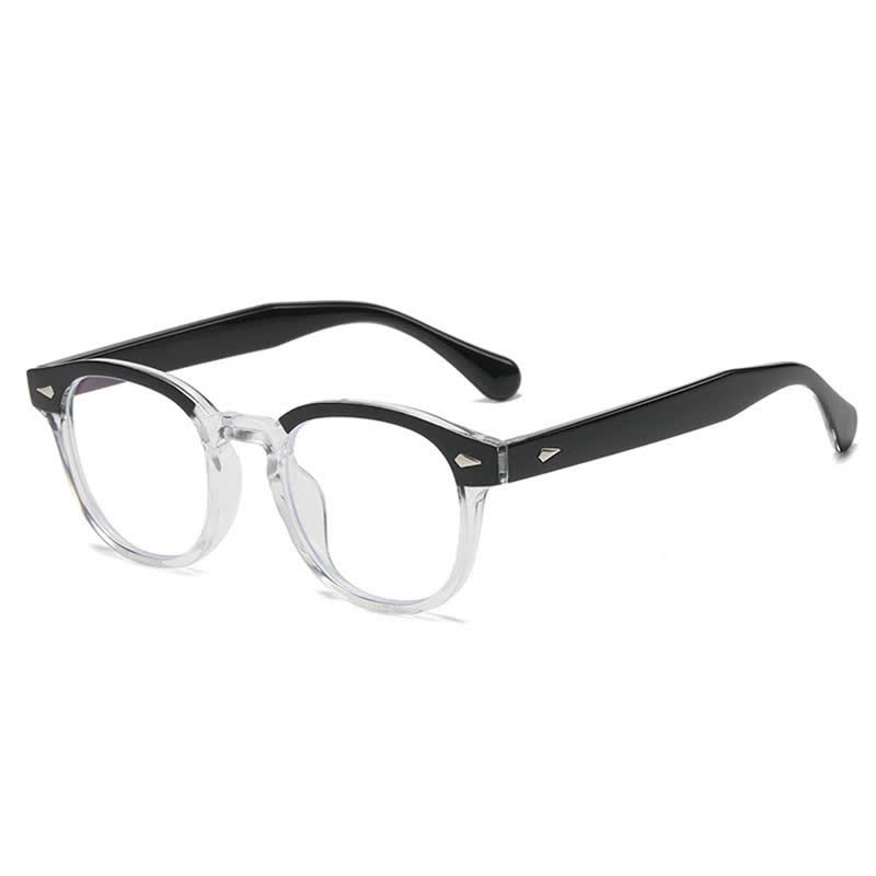 Spykay™ EG26875 Retro Round Frame Anti-blue Light Glasses - Black/Clear - image 27