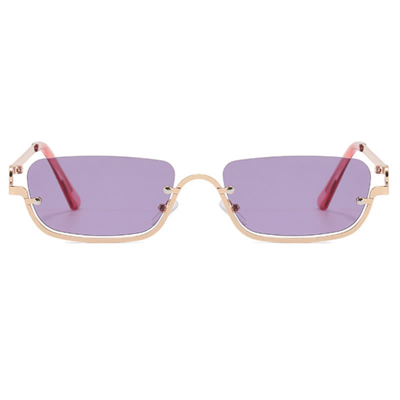 Spykay™ SG60874 Trendy Semi-Rimless Rectangle Frame Sunglasses - image 25