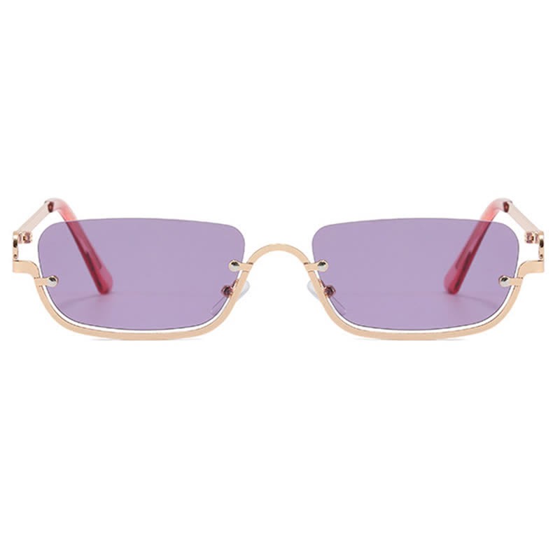 Spykay™ SG60874 Trendy Semi-Rimless Rectangle Frame Sunglasses - image 25