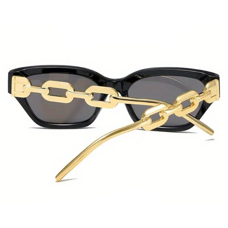 Spykay™ SG60953 Retro Cat-Eye Chain Temples Trendy Sunglasses - image 8
